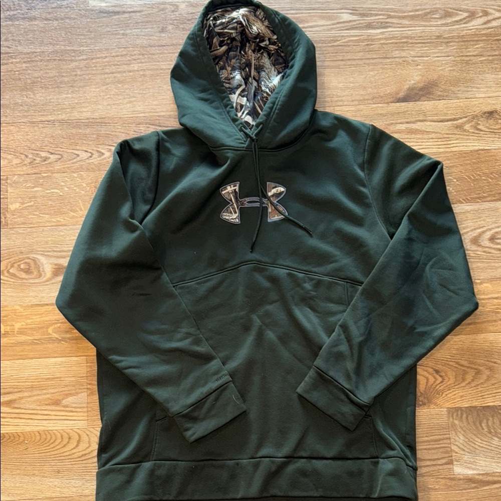 Camo / Green Under Armor Hoodie